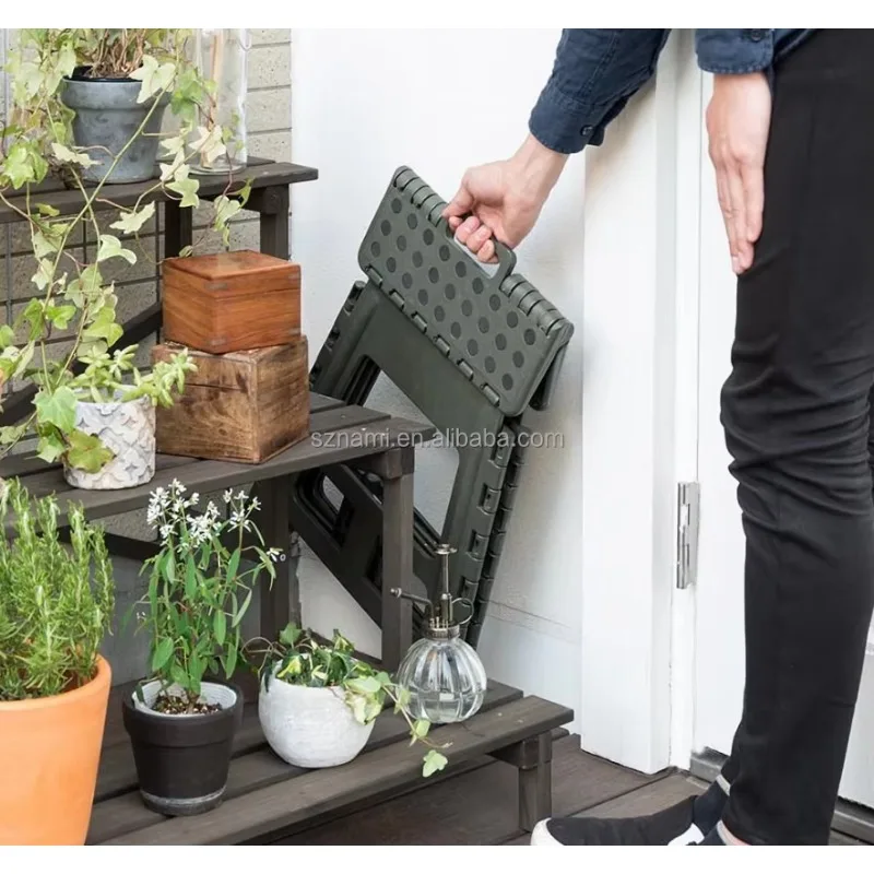 Home Daily Use Thickened Plastic Folding Stool Convenient Outdoor Children's Small Stool