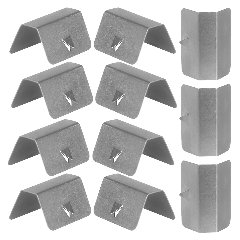 

20pcs Windshield Clips Stainless Steel Car Deflectors Weather Resistant Secure Mounting Easy Installation Automotive Channel
