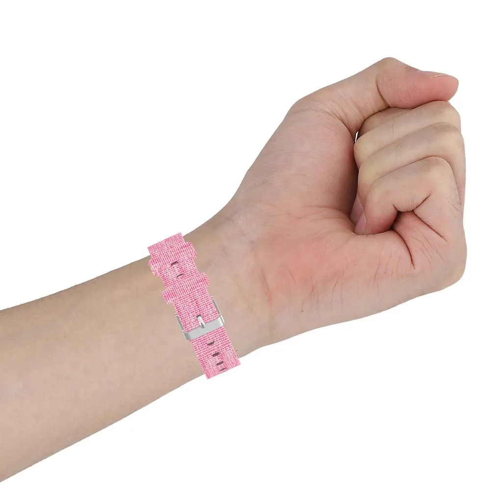 สายไนลอน 1 ชิ้นเหมาะสำหรับฟอร์รันเนอร์ 45 สร้อยข้อมือกันน้ำทนทานสำหรับนาฬิกาอัจฉริยะแฟชั่นสายรัดข้อมือกีฬา