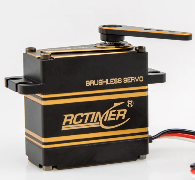 RCTimer aluminum Magnetic Encoder Brushless Servo 45KG HBS45 Fast Response for 1/8 1/10 Rock Crawler Car Robot Traxxas Scx10
