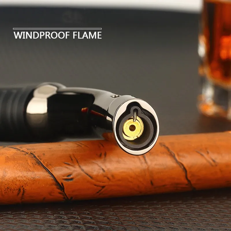 Jet Butane Lighter Adjustable Flame Refillable Gas Lighters Kitchen Stove Cooking Torch BBQ Ignition Spray Gun Windproof Lighter