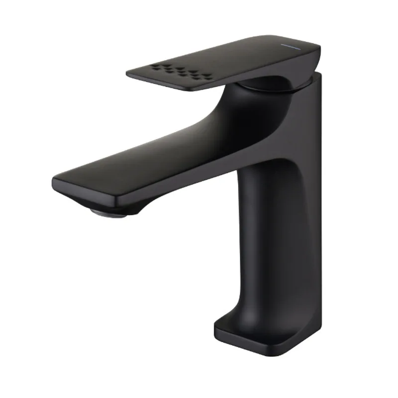 Rubinetto per bagno in ottone SKOWLL Rubinetto per lavabo monoforo con montaggio su piano
