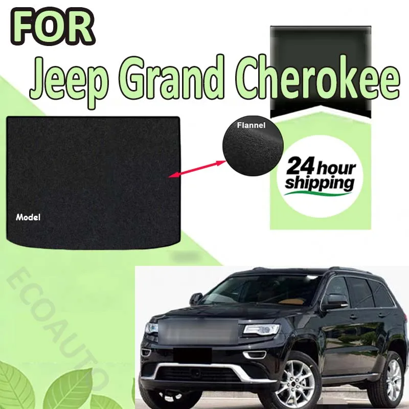 

PRIMEMAT Rear Trunk Mat For Jeep Grand Cherokee 2011-2017 Boot Cargo Carpet Pads Auto black