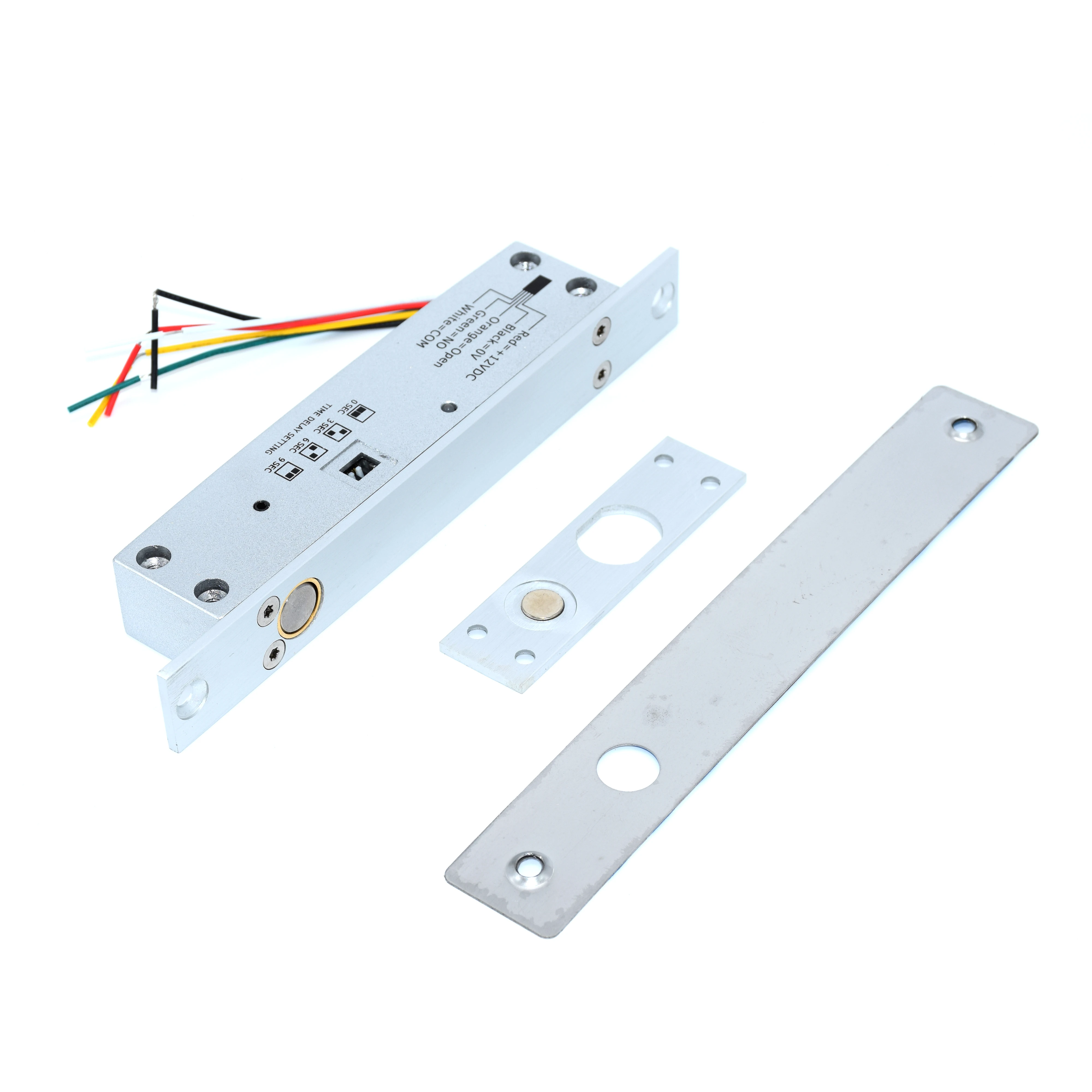 DC12V 5 Lines Electric Bolt Lock Fail Safe Or Fail Secure Time Delay