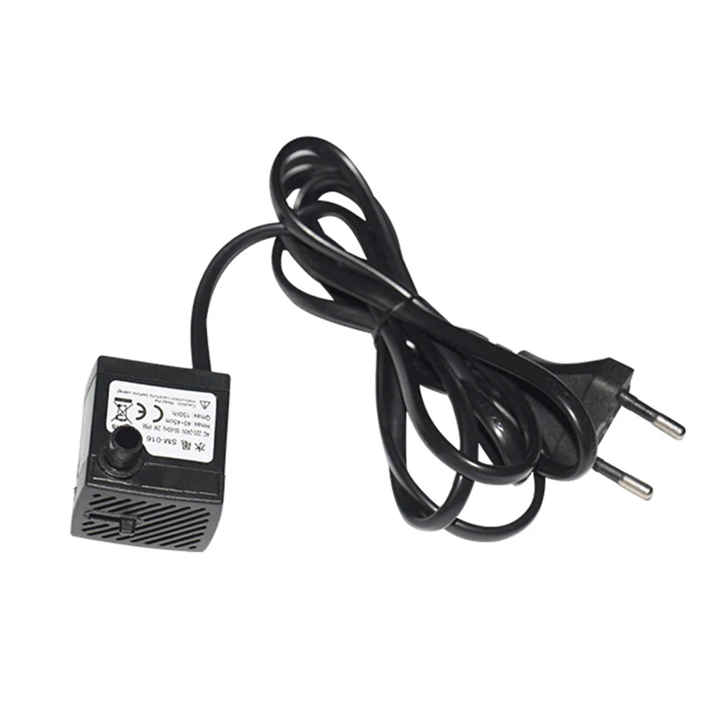 

150L/H Submersible Water Pump 2W Low Noise Adjustable Flow Rate For Fountain Pond Aquarium Hydroponic System Water Fountain