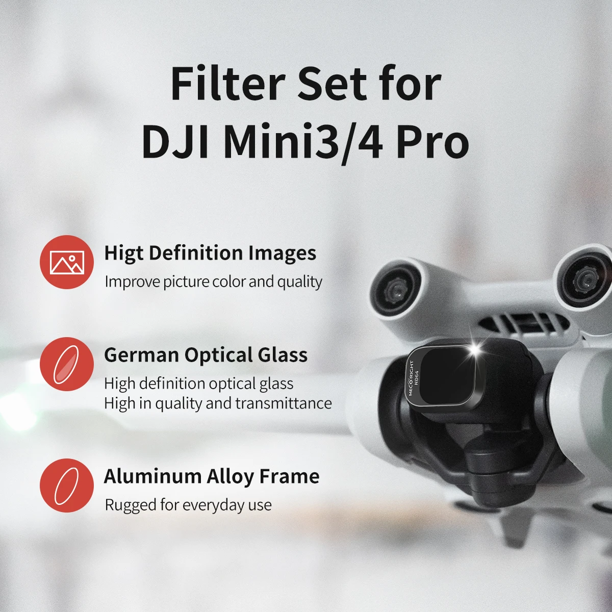 Kit Filter MECO untuk DJI Mini - Drone Kit Waterproof ulasan dan harga