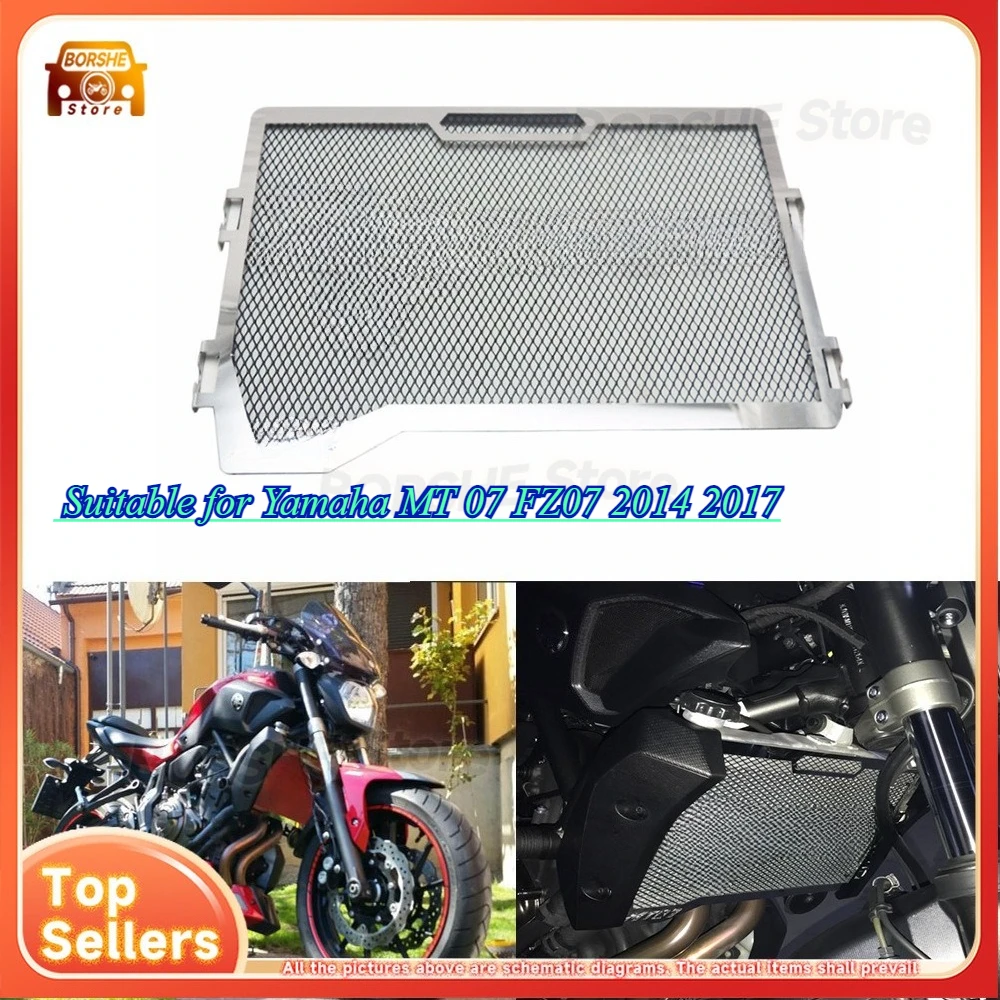 

Radiator Guard Mesh Suitable for Yamaha MT 07 FZ07 2014 2017 Water Tank Cover Modification