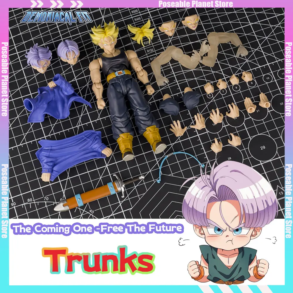 

Demoniacal Fit The Coming One - Free The Future Trunks Dragon Ball Super Saiyan Аниме Фигурка Коллекция Модель Игрушки Подарки