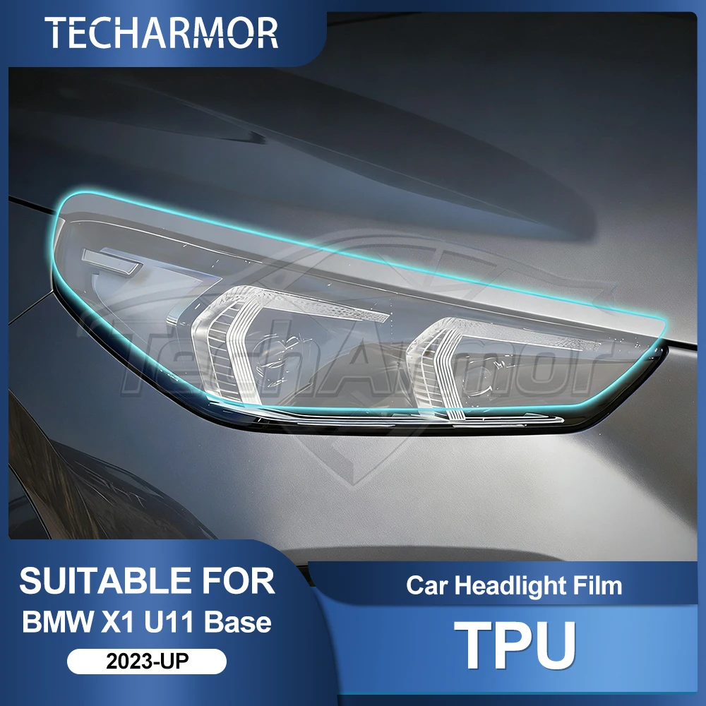 

TPU Car Headlight Protective Film For BMW X1 U11 Base 2023 2024 2025-26 Transport & Smoke Anti-Scratch Auto External Accessories