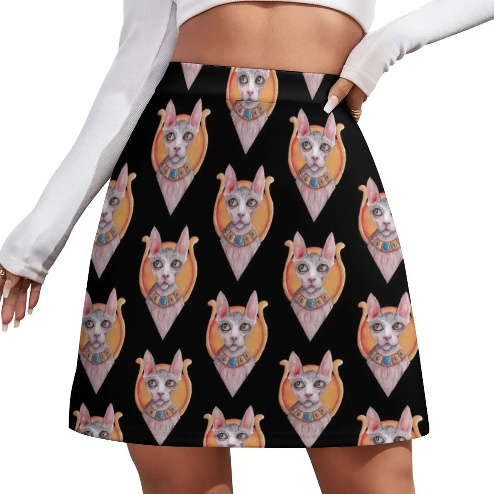 The Cat Goddess Mini Skirt Women skirt skirts for womens skirts summer 2024 woman