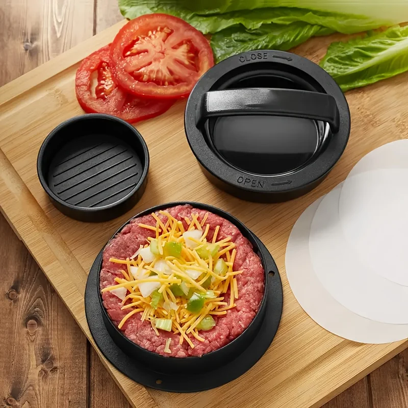 

1 Set, Suitable for RV Kitchen, Non-stick Hamburger Machine, Meat Pie Machine Mold, Suitable for Meat Milk Cheese Vegetables