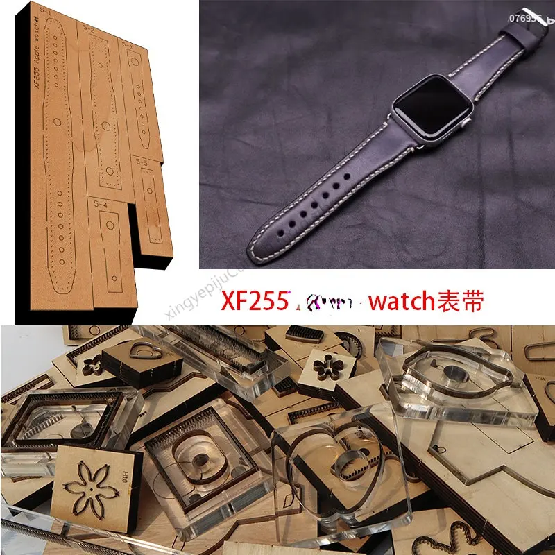 New Japan Steel Blade Wooden Die The watch has a knife die  Leather Craft Punch Hand Tool Cut Knife Mould XF255