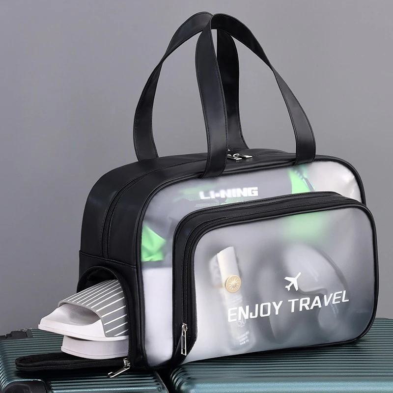 

New double-layer swimming storage bag, dry wet separation travel bag, waterproof beach bag, large capacity fitness bag