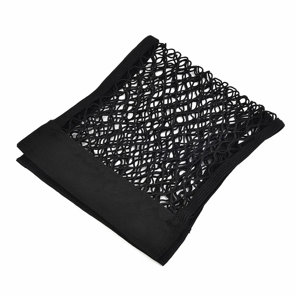 Neat and Clean Car Trunk Bag Mesh Storage Pocket, Elastic String Net Organiser for Small Debris and Phone Storage