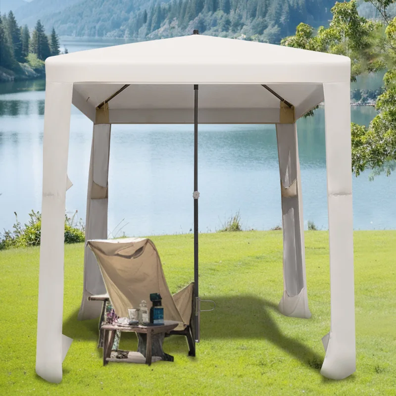 Sun umbrella outdoor parasol large  outdoor commercial seaside square courtyard beach umbrella rectangular umbr