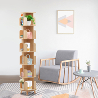 Drehbares Bücherregal 360 Display Standregal Für Kinder&Erwachsene Multifunktionales Bücherregal