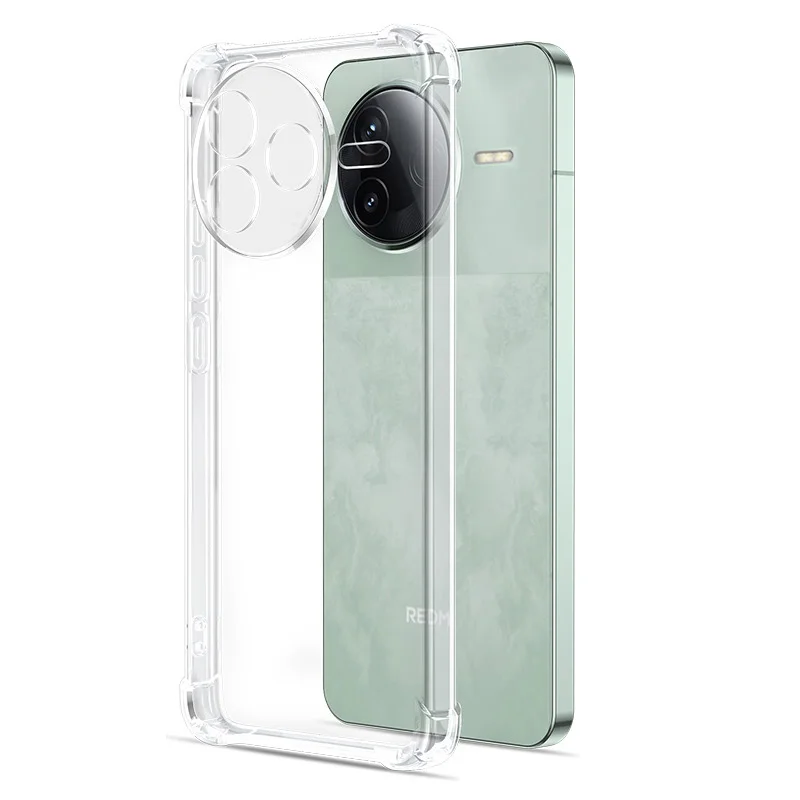 

Shockproof Back Cover Case For Xiaomi POCO F7 Ultra F6 F5 F4 F3 X7 X6 X5 X4 X3 Pro Gt 5g Silicone Soft Shell Ultra Thin Clear