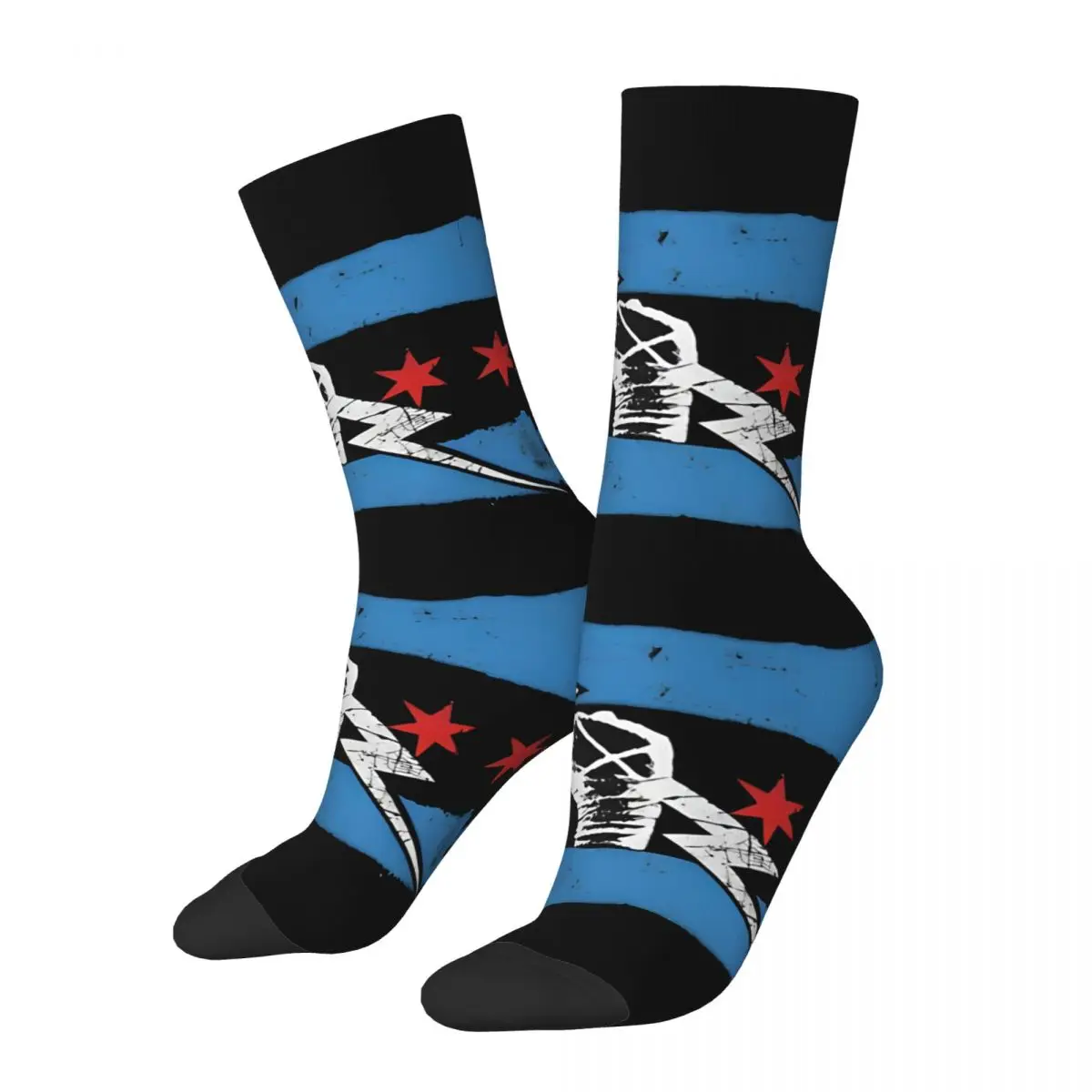 Retro Herren Kompression socken Unisex cm Punk Harajuku Muster gedruckt Neuheit Crew Socke