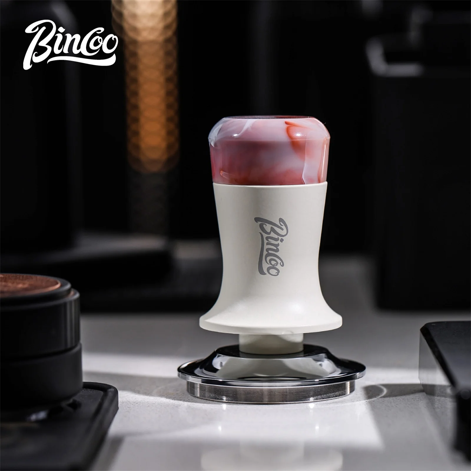 

Многофункциональный магнитный темпер для кофе Bincoo 51/58 мм с распределителем порошка, тампер для порошка эспрессо постоянного давления 30 дюймов