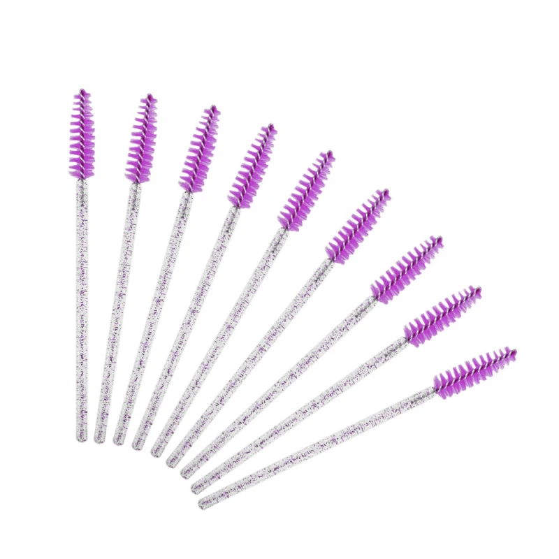 Brosses à cils en cristal de poulet magnifique, peigne d'extension de cils, baguettes de mascara, maquillage, outils de beauté professionnels, 1 à 6 pièces