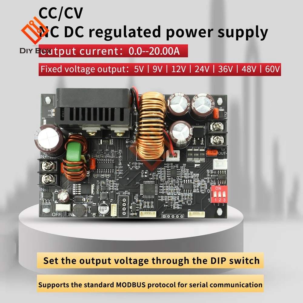 XY6020L CNC Adjustable DC Stabilized Voltage Power Supply Constant Voltage And Constant Current 20A 1200W Step-down Module