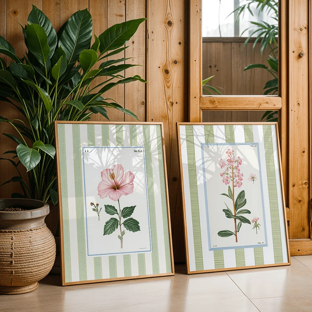 2pcs/set Rustic Sage Green Flo - огляд і ціна Home Decor Unique Items