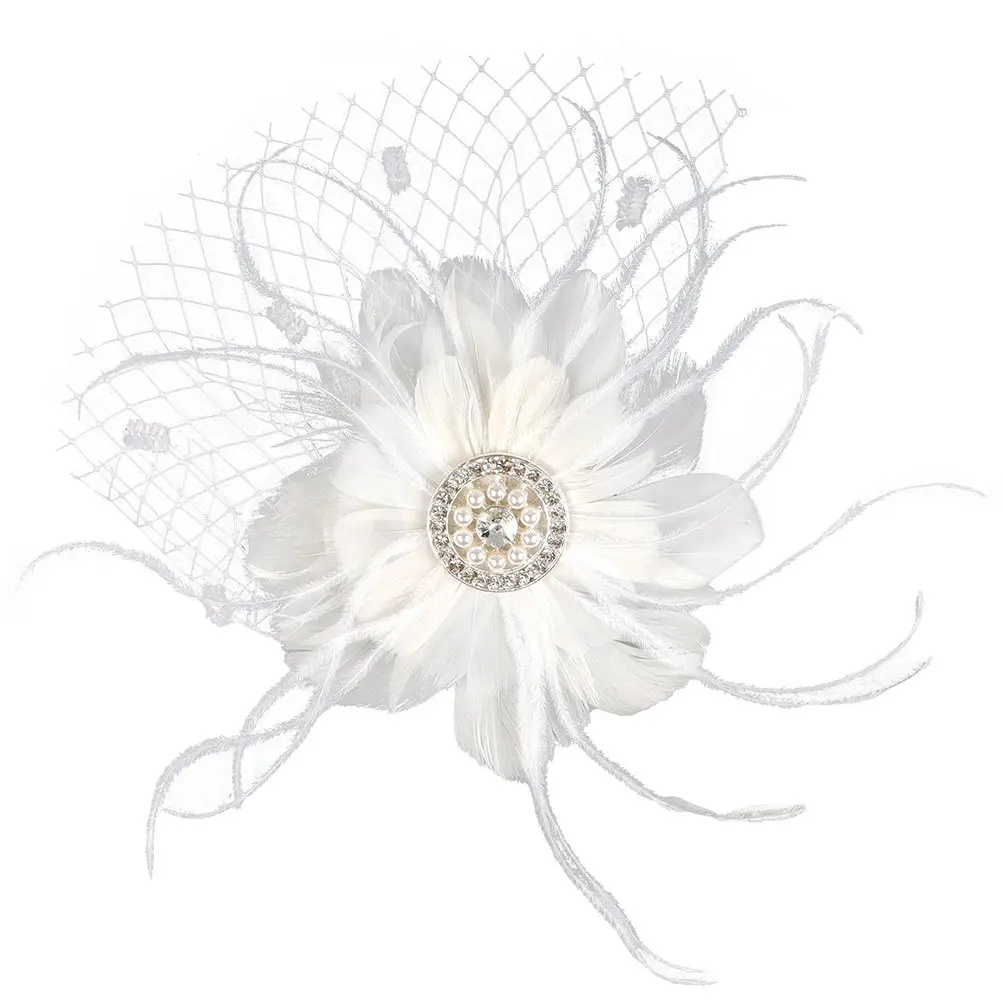 Face Mesh Fascinator Elegant Headpiece Tea Party Banquet Bridal Vintage Hat Women Fascinators Fascinators for Women