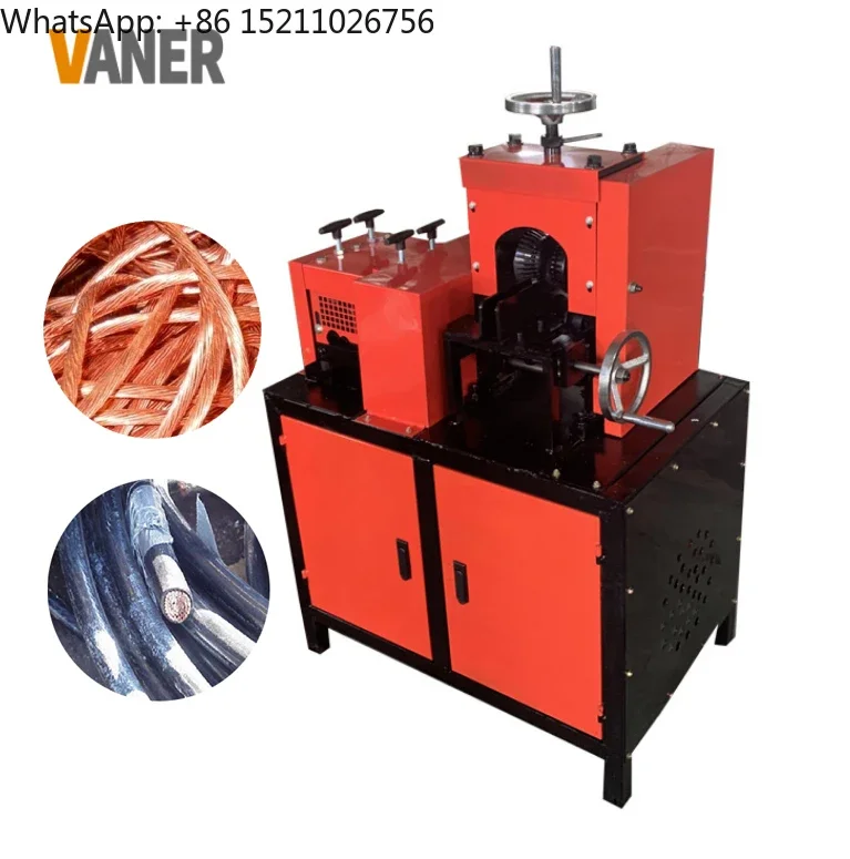 2024 electric cable making machine scrap cable granulator peel cables electric wire stripping machine