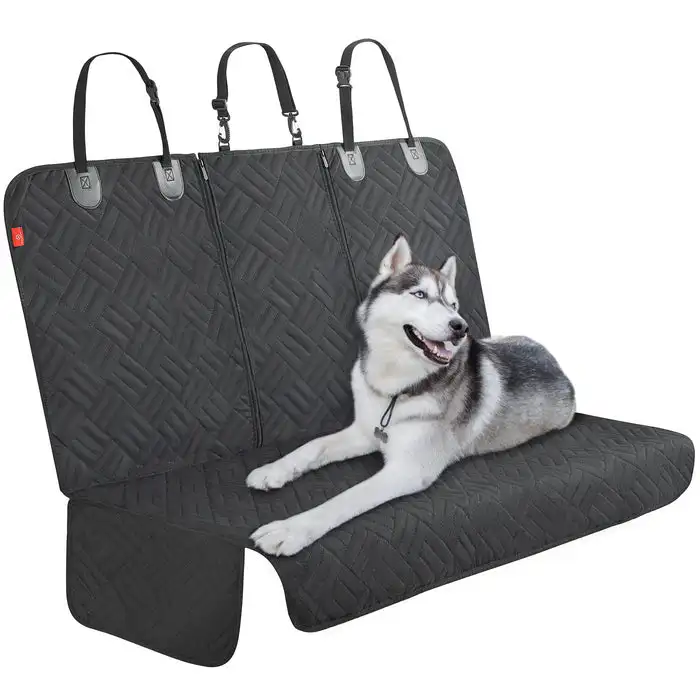 STLFHot Sale Luxury Dog Car Seat Cover for Back Seat Waterproof Pet Backseat Cover Fits Most Cars