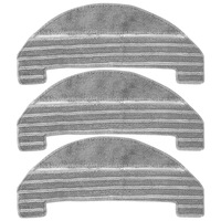 3Pcs Mop Cloth For Proscenic M8 PRO/ Ultenic T10 Robot Vacuum Cleaner Household Cleaning Tools Accessories Replacement-A77G