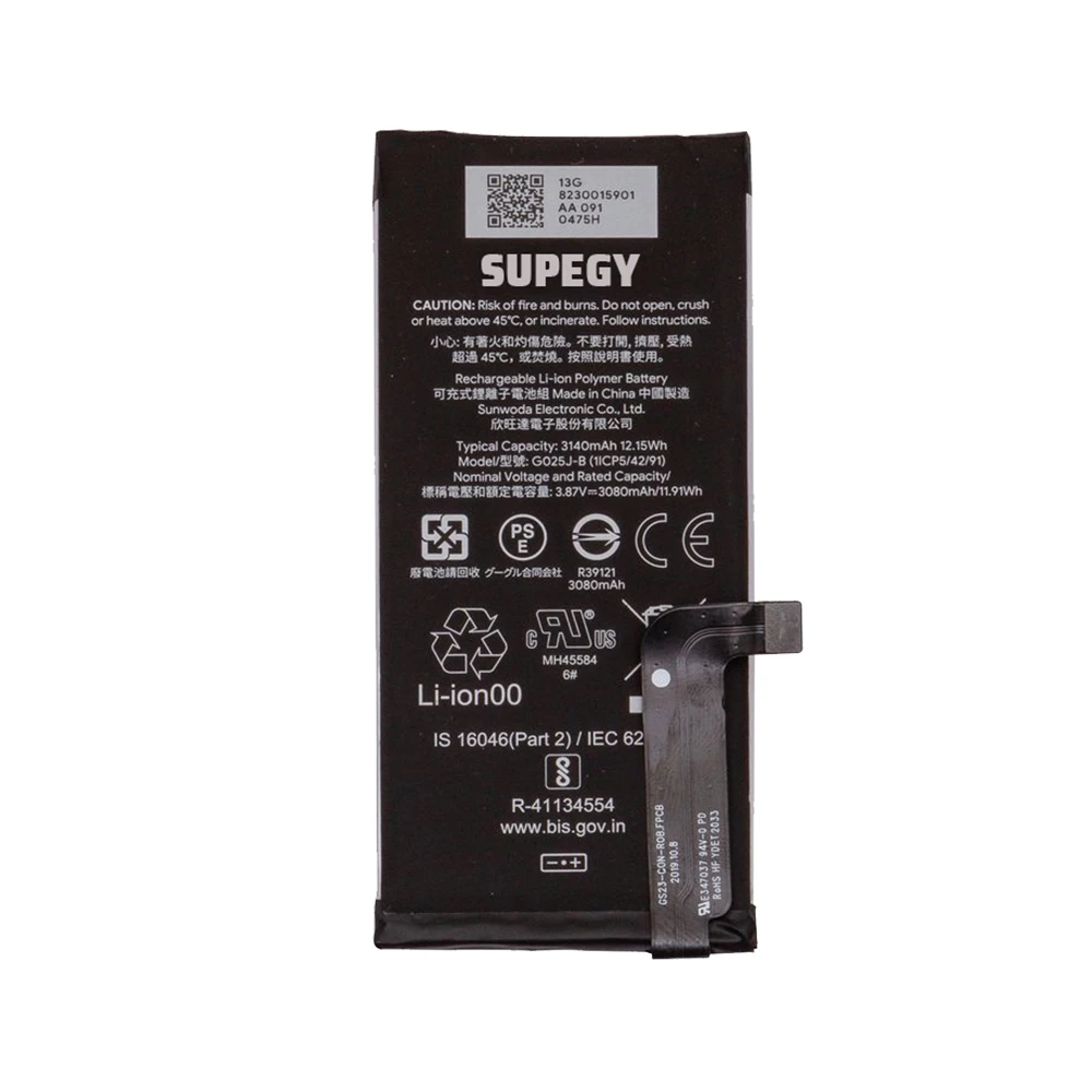 SUPEGY 2026 Years 100% New Battery G025J-B For Google  PIXEL 4A  Batteries + Free Tools