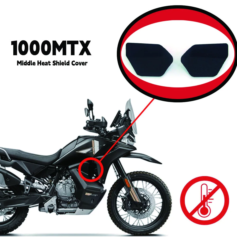 For CF-MOTO 800MT-X motorcycle hot air deflector exhaust system middle heat shield protective cover windshield suitable 800MTX