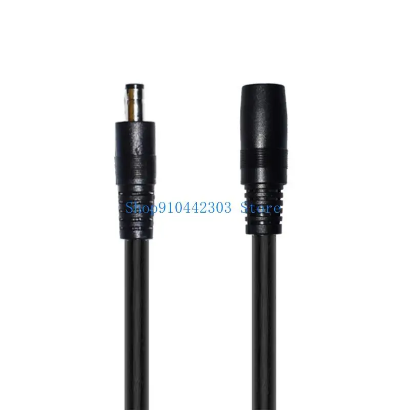DC5521 to DC8020 Power Cable for Solar Energy Conversion LED Outdoor Lighting DC8020 Female to 5.5x2.1mm Male Power Cord