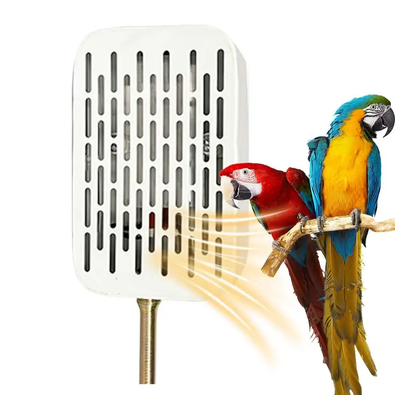 Bird Cage Heater Metal Chew-Proof Wire Bird Heater Metal Chew-Proof Wire Saving Electricity Quick Heating Bird Light Bird Cage