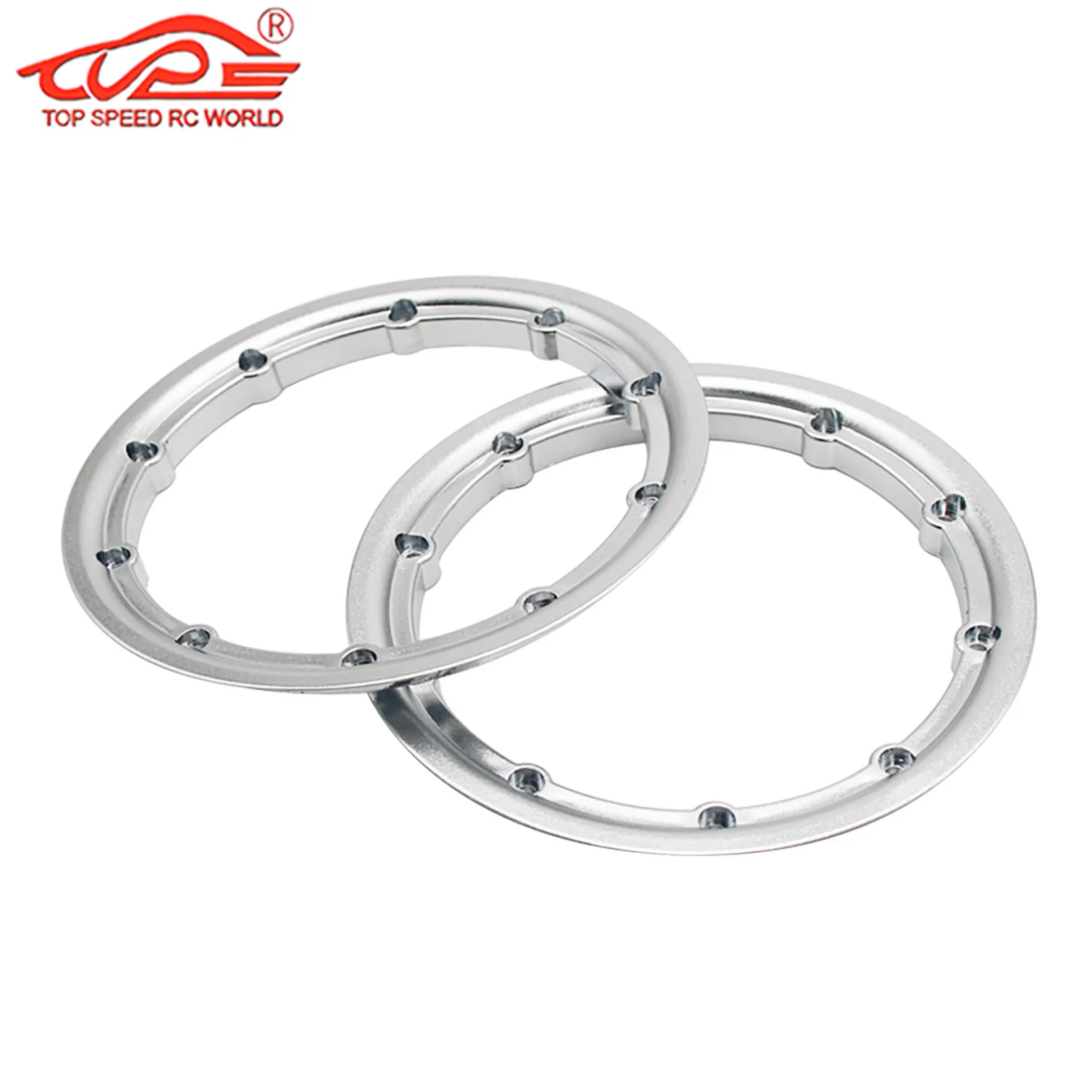 HPI ROVAN KM BAJA Losi 5ive-T FID DTT QL 트럭 부품용 1/5 나일론 또는 크롬 플라스틱 내부 또는 외부 휠 허브 비드락 링