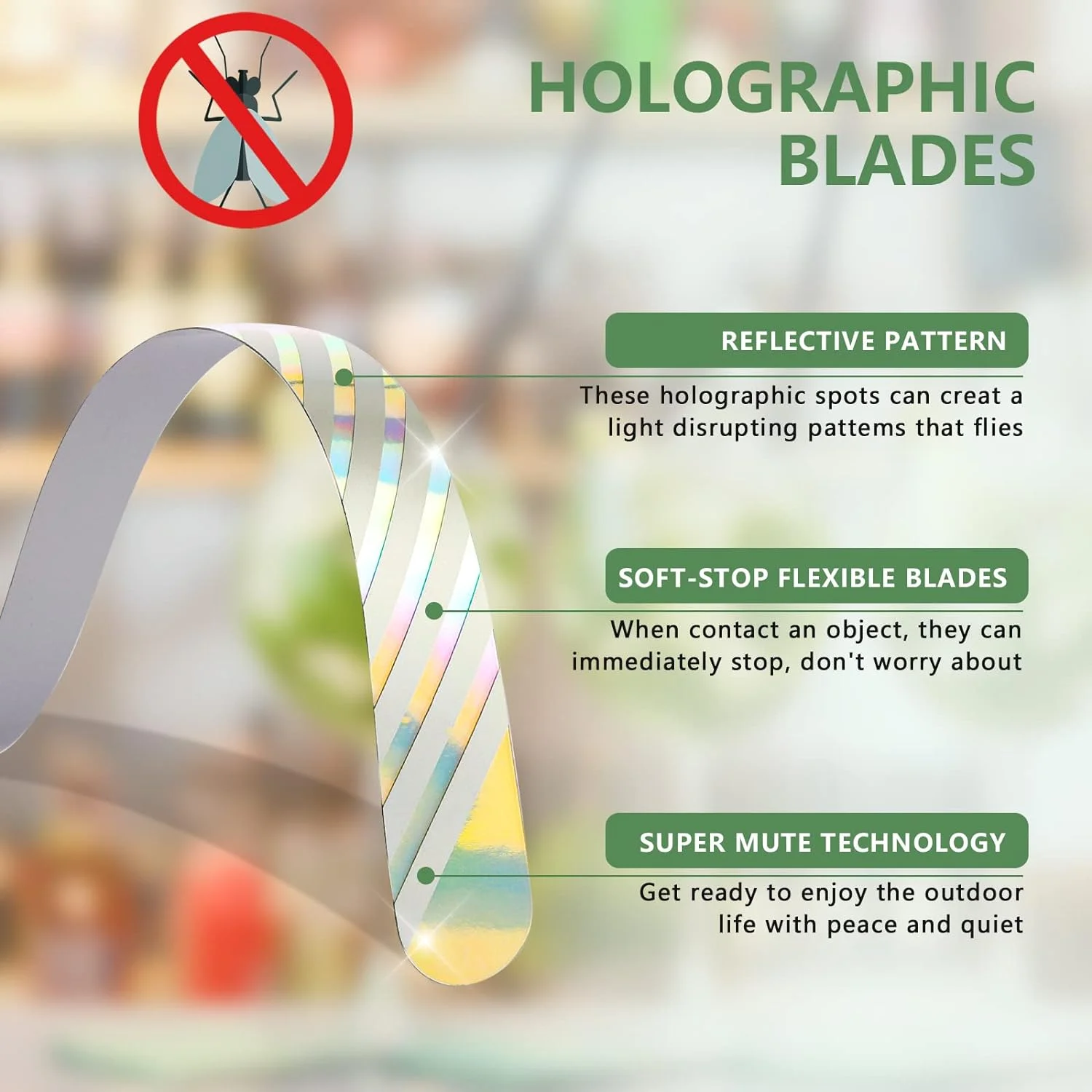 พัดลมบิน, พัดลมบินสําหรับโต๊ะ พัดลมไล่แมลงสําหรับโต๊ะกลางแจ้ง พัดลมอาหารบิน พัดลมพกพาแบบยืดหยุ่นในร่ม Spinner for Re