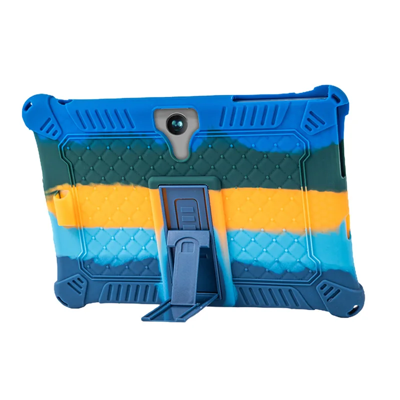 For BMAX Tablet I9 Plus 10.1 Inch Protective Cover Case Shockproof Adjustable Stand Eco-Friendly Silicone Protective Shell