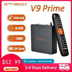 GTmedia-V9プレミアム衛星放送受信機,v8,nova v9 super DVB-S2,h.265,統合Wi-Fi,TVボックス,スペインで在庫あり