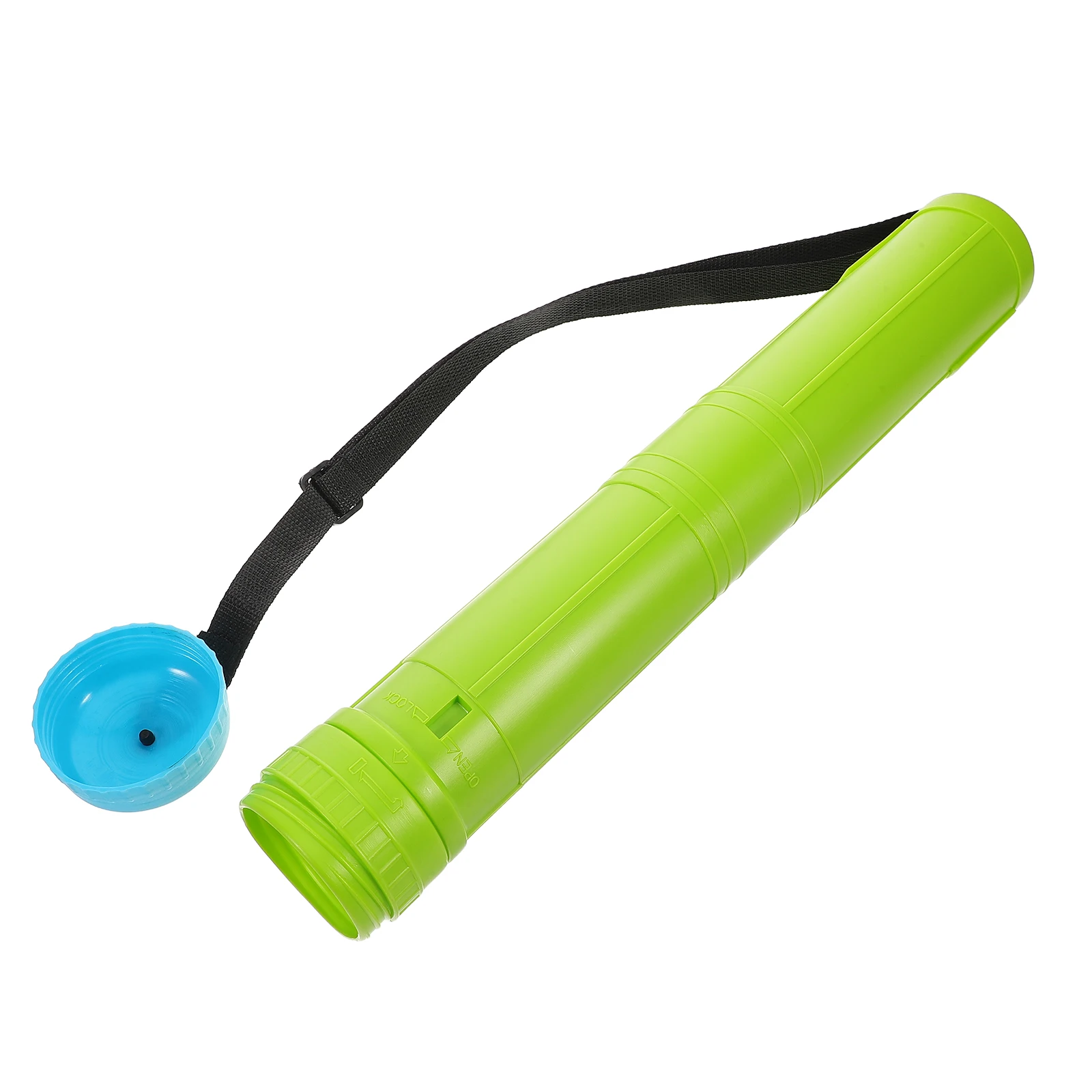 

Adjustable Expandable Plastic Artwork Container Lightweight Poster Tube Blueprint Holder Strap Lid Portable Drawing Storage