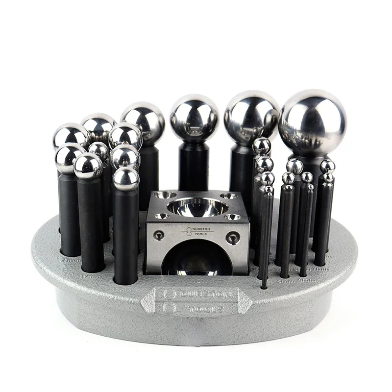 

Великобритания 24 шт. Dapping Doming B и набор инструментов для изготовления ювелирных изделий с лотком для хранения