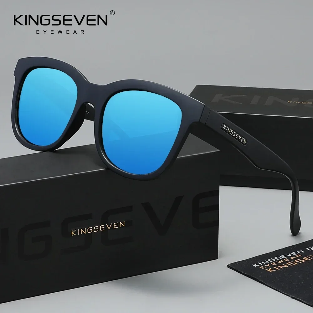 KINGSEVEN Modemarke Sonnenbrillen für Männer und Frauen Freizeit Polarisierte Brillen Sommer Fahrbrillen Vintage UV400 Oculos Eyewear