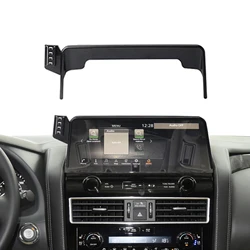 Car Phone Holder for Nissan Patrol 2023 2024 Screen Navigation Bracket Magnetic Wireless Charging Rack Mount