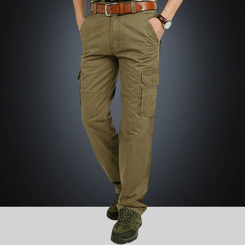 

Man Cargo Pants Casual Pants Outdoor Trousers Hiking Pants Cargo Tactical Men's Work Wear Trainning Exercise Suit Cotton Trouse