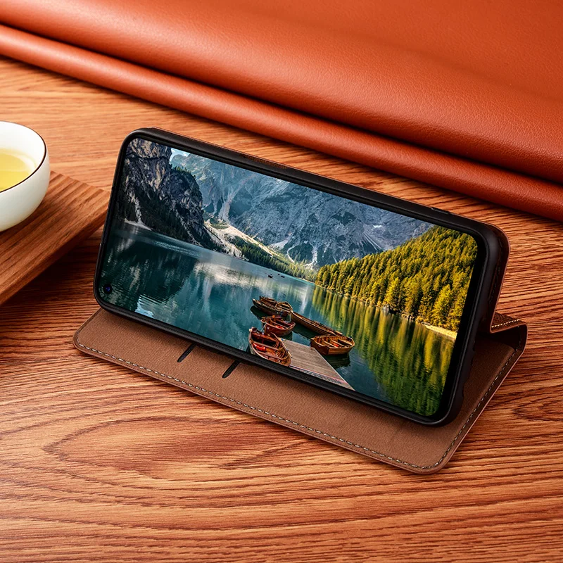 Crocodile Genuine Leather Case for XiaoMi Redmi Note 3 4X 5 6 7 8 8T 8 9 9s 9T Pro Max Cowhide Magnetic Cover