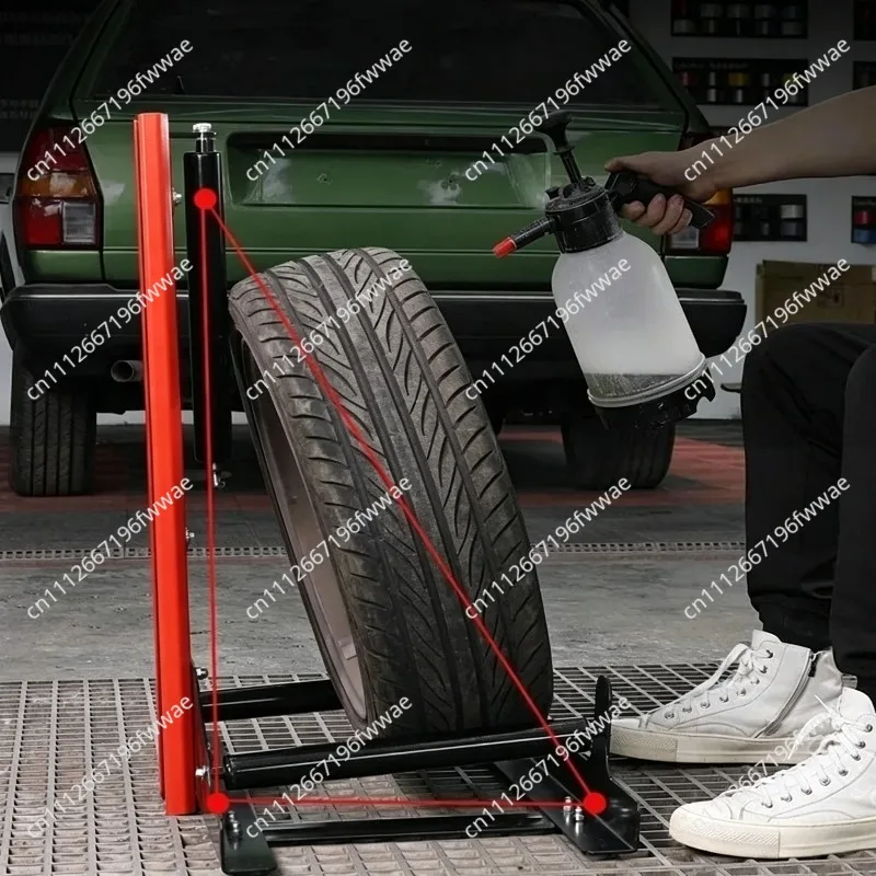 For Professional car tire wheel cleaning placement rack Rotary rolling labor-saving tool Tire wheel cleaning bracket