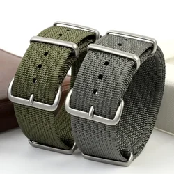 High Quality Nylon Watch Band 18mm 20mm 22mm Strap for Seiko for Omega Military Casual Watchband Army Sport Bracelet Replacement