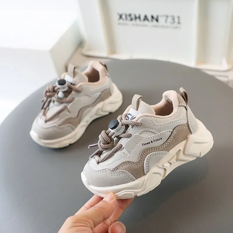 Boys Casual Shoes Girls Sneakers Toddlers Little Kids Fashion Sports Running Shoes Anti-skid Lace-up Classic 21-30 New Trend Hot