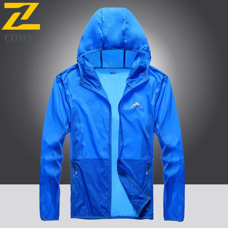 

Men Hhooded Jacket Yama Style Waterproof Cycling Jackets Waterproof Breathable Outdoor Sport Windbreaker UV UPF50+ Hiking Coat