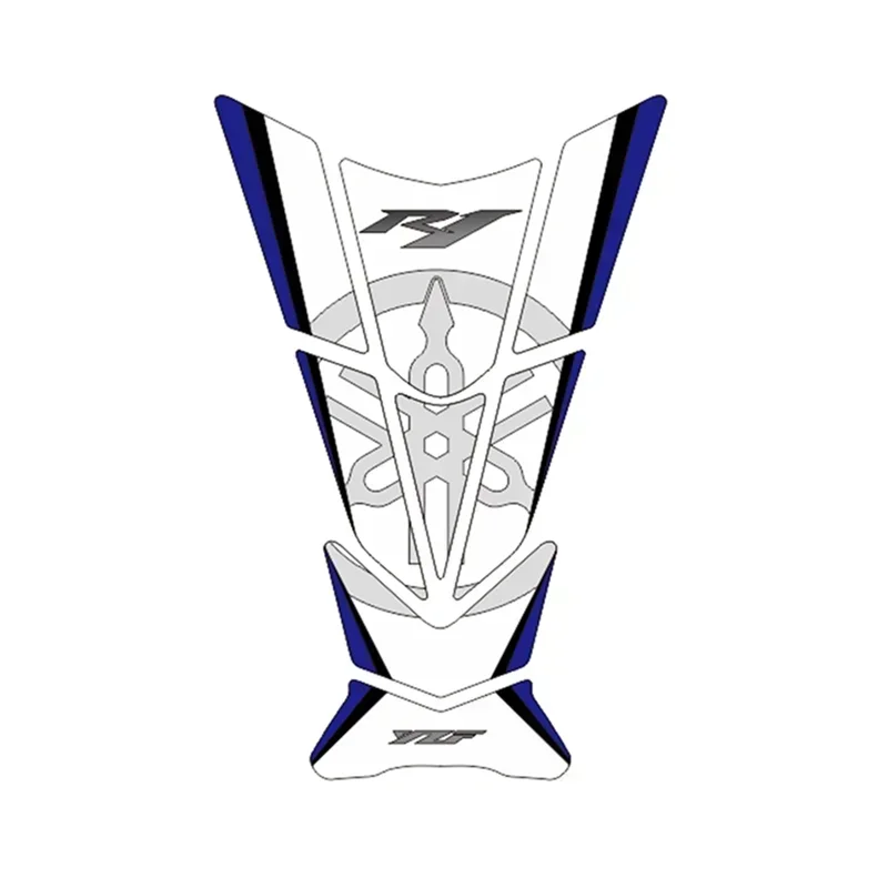 

ДЛЯ YAMAHA YZF1000 R1 R 1, защита топливного бака двигателя мотоцикла, 3D гелевая наклейка, наклейка -3