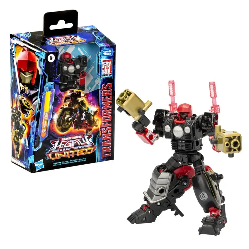 

In Stock Hasbro Transformers Toys Legacy United Deluxe Class Star Raider Road Pig Robot Anime Action Figures Boy Gift Collection